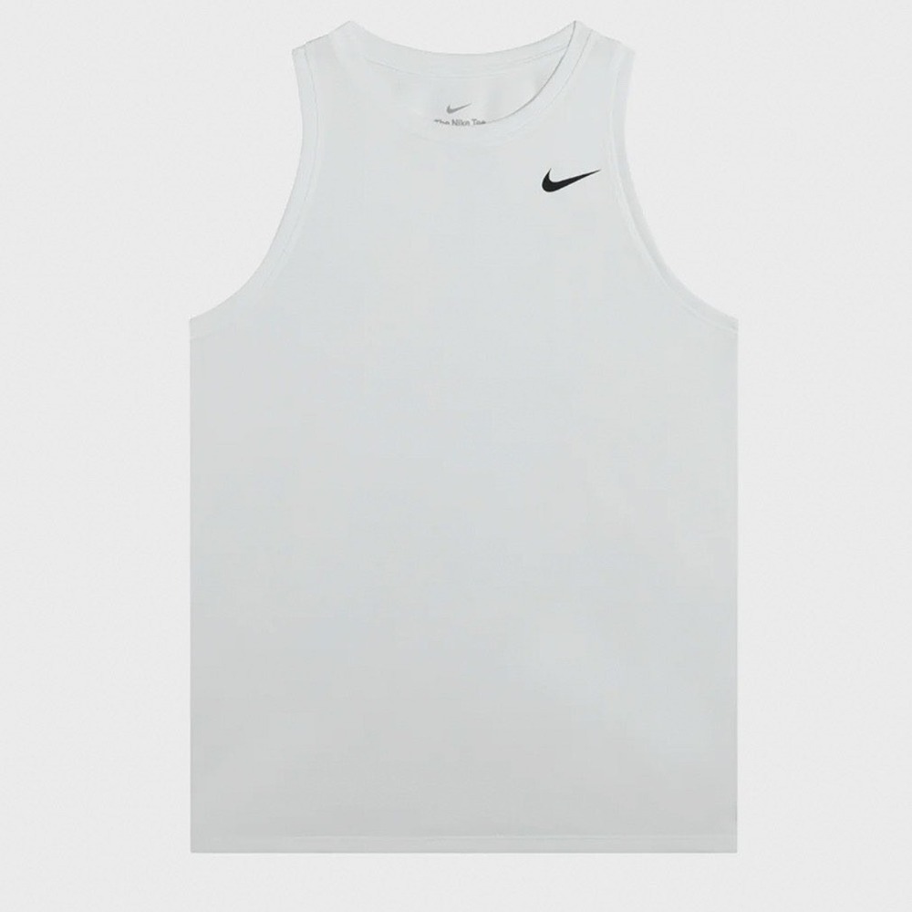 Nike Womens Dri-FIT Training Tank Top White Swoosh 405657-100 Size Small NWT